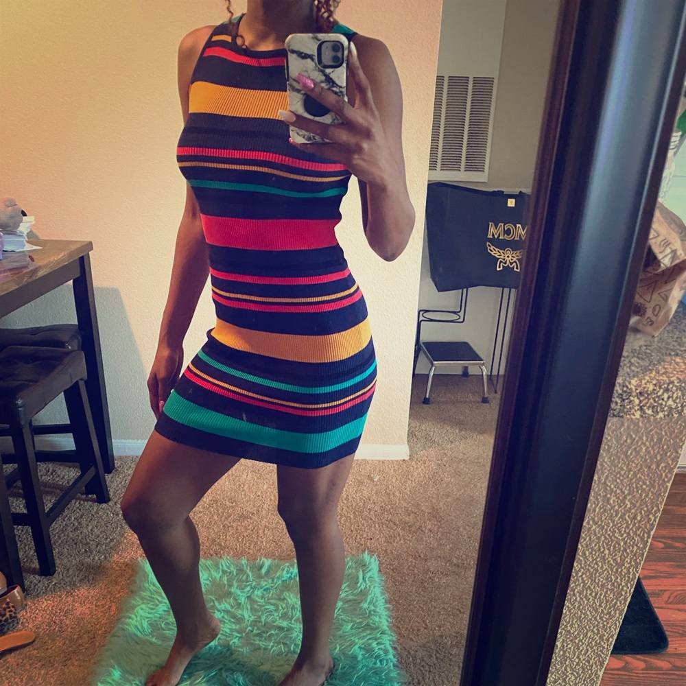 Cute blue multi dress 💙